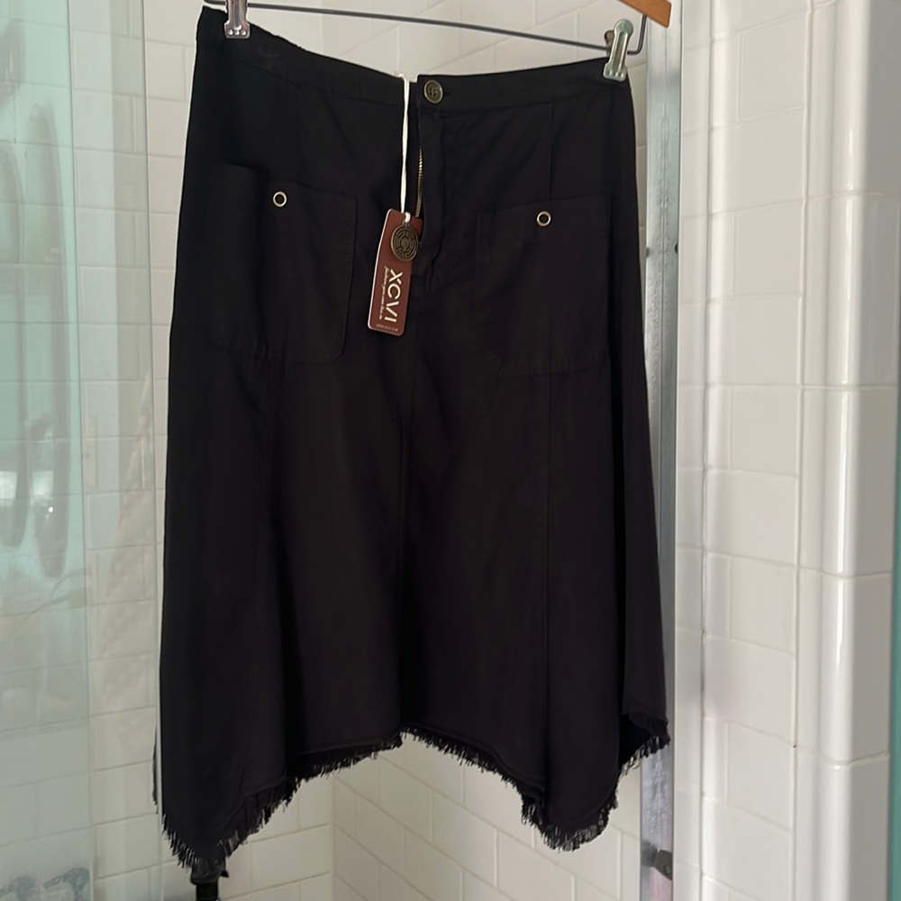 XCVI black Yancey skirt
